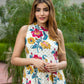 Orni Fashion Multi Floral print A-Line Dress