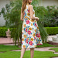 Orni Fashion Multi Floral print A-Line Dress
