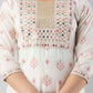 White Printed Regular Kurta