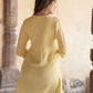 Yellow Embroidered Kurti