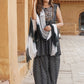 Orni Fashion Black Viscose Rayon A-Line Kurta Pant Dupatta Set