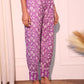Orni Fashion Floral Printed Regular Thread Work Pure Cotton Kurta with Trousers & With Dupatta